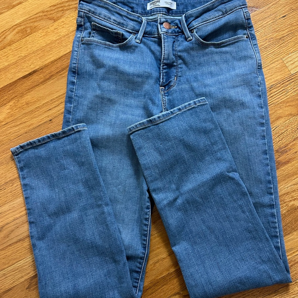 Levi's Blue Straight Leg Jeans Classic Style